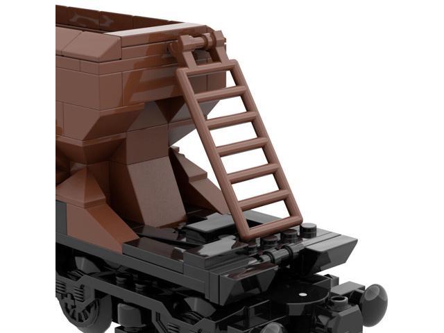 ZITIANYOUBUILD Gravel Side Dumper Wagon Freight Wagon Model 310 Pieces Building Toys MOC