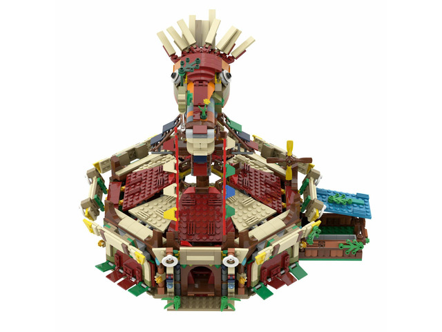 ZITIANYOUBUILD Iconic Stable Horse Head Station from Game 2007 Pieces Building Toys MOC