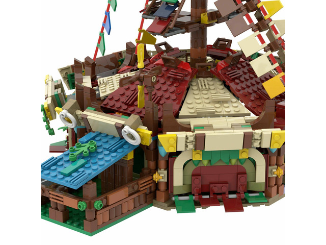ZITIANYOUBUILD Iconic Stable Horse Head Station from Game 2007 Pieces Building Toys MOC
