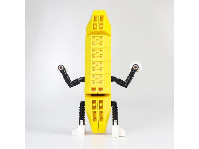 ZITIANYOUBUILD Banana and Dancing Sculptures Model 124 Pieces Building Toys Set MOC