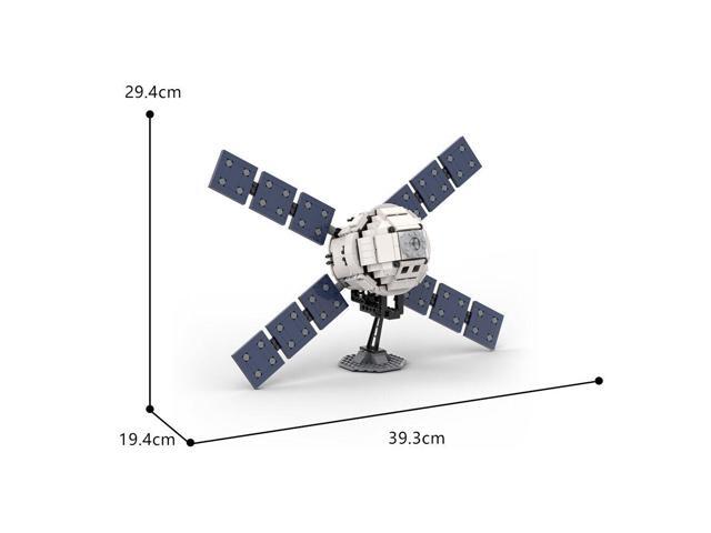 ZITIANYOUBUILD Manned Spaceship Model with AJ10 Engine and Space Capsule 581 Pieces MOC