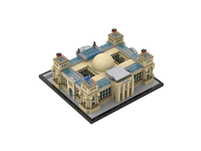 ZITIANYOUBUILD Reichstag - Berlin Modular Building with Interior 2361 Pieces MOC