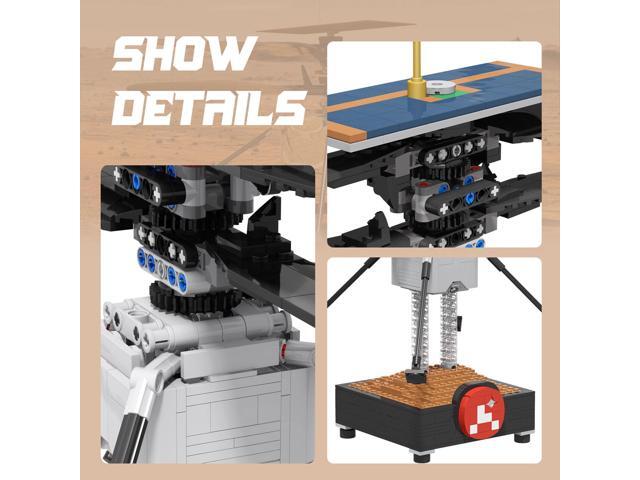 ZITIANYOUBUILD Mars Helicopter Ingenuity for Collection 735 Pieces Building Toys Set MOC