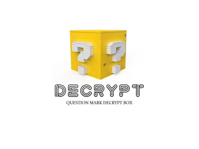 ZITIANYOUBUILD Question Mark Puzzle Box Decryption Box Model 338 Pieces Building Set MOC