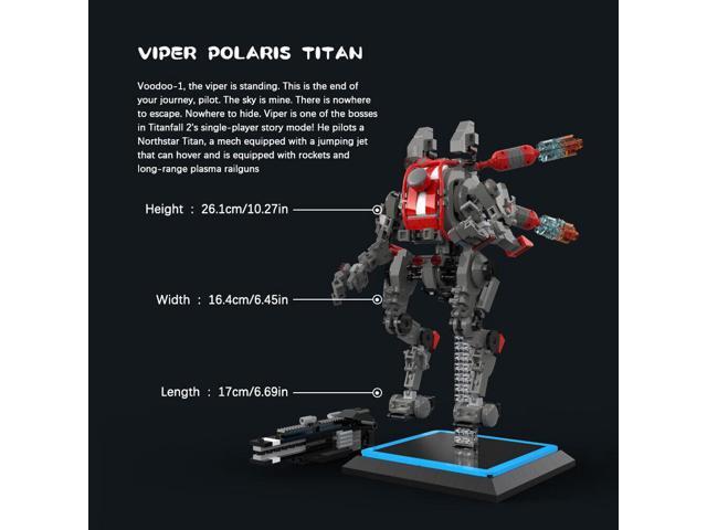 ZITIANYOUBUILD Viper's Northstar Robot Model 768 Pieces Building Toys Set MOC