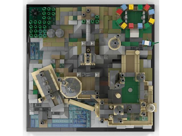 ZITIANYOUBUILD Iconic Castle Architecture Toys Set 1347 for Collection Building Toys MOC