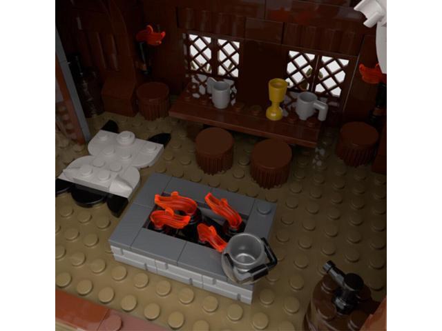 ZITIANYOUBUILD Mead Hall Modular Building with Interior 745 Pieces Building Toys Set MOC