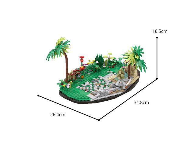 ZITIANYOUBUILD Game Scene Forest Habitat Model Building Toys Set 521 Pieces MOC