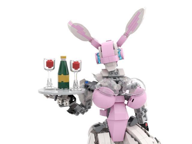 ZITIANYOUBUILD Pink Rabbit Robot 468 Pieces from TV Series Building Toys Set MOC