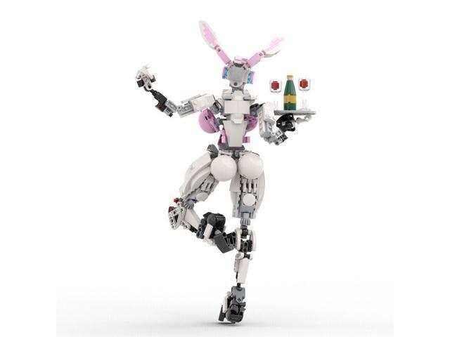ZITIANYOUBUILD Pink Rabbit Robot 468 Pieces from TV Series Building Toys Set MOC