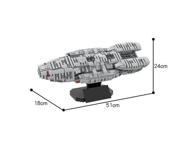 ZITIANYOUBUILD Spacecraft The Bucket Spaceship 3519 Pieces Building Toys Set MOC