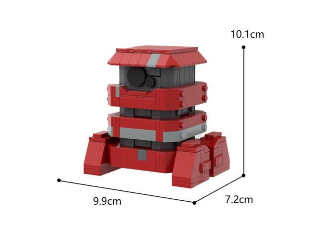 ZITIANYOUBUILD B2EMO / Bee-Two Red Robot with Black Sensor 349 Pieces from Movie MOC
