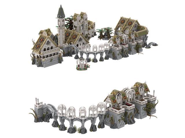ZITIANYOUBUILD Last Homely House Deep Valley Sanctuary Settlement 21067 Pieces MOC