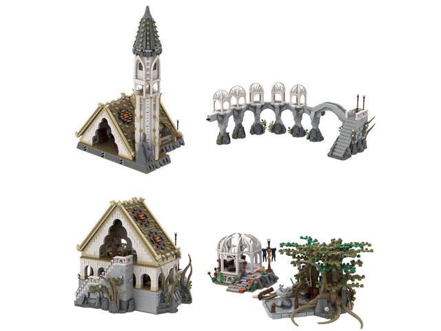 ZITIANYOUBUILD Last Homely House Deep Valley Sanctuary Settlement 21067 Pieces MOC