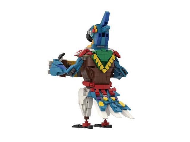 ZITIANYOUBUILD Kass: A Parrot Playing the Organ Model 763 Pieces from Game MOC