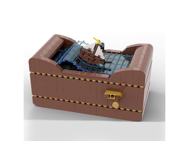 ZITIANYOUBUILD Ship at Sea Automaton Tiny Ship Dancing on the Ocean 513 Pieces MOC