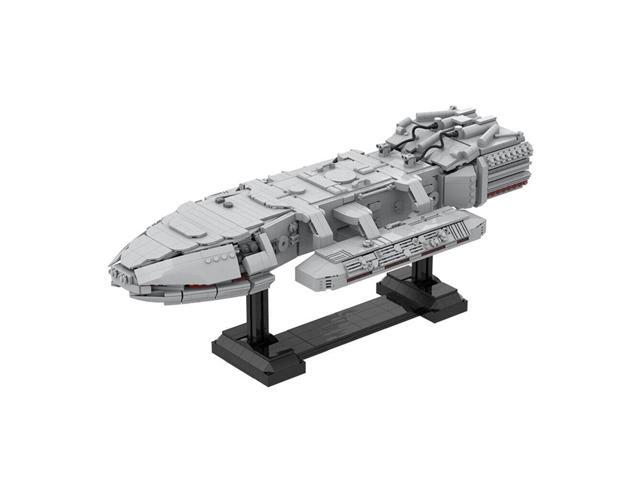 ZITIANYOUBUILD Galactica Ship Model with Stand 2164 Pieces Building Kit from TV Show MOC