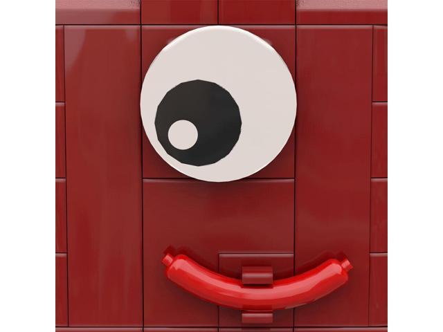 ZITIANYOUBUILD MOC-105148 Numberblocks One Oneeyed Monster Model 6x6x6 Cube with Rounded Corners 101 Pieces for Kids 100% Compatible with LEGO...