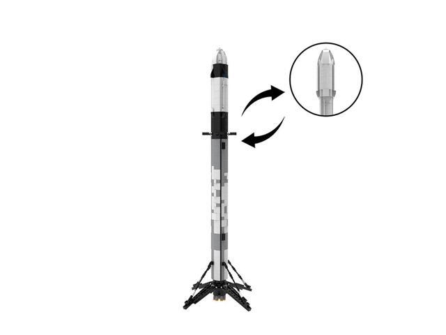 ZITIANYOUBUILD 1:110 Two-stage Rocket Medium-lift Launch Vehicle Rocket 860 Pieces MOC