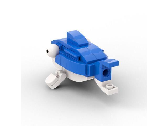 ZITIANYOUBUILD Little White-blue Fish from Video Game Building Toys Set 48 Pieces MOC