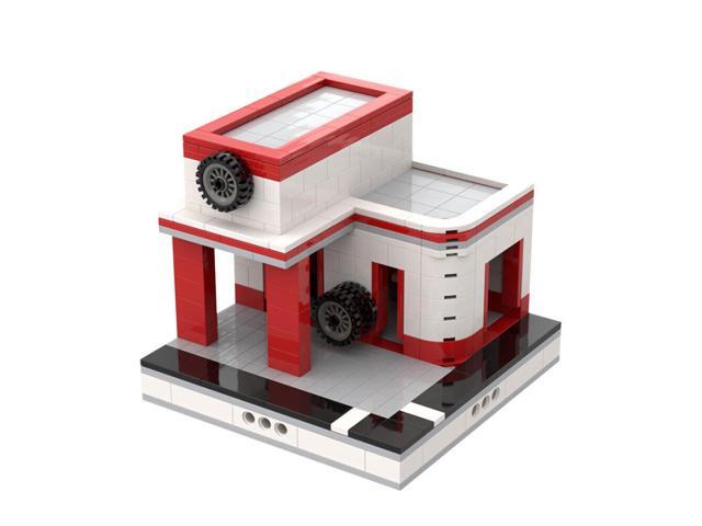 ZITIANYOUBUILD Mini Garage for a Modular City Building Toys Set 401 Pieces MOC