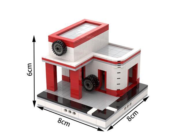 ZITIANYOUBUILD Mini Garage for a Modular City Building Toys Set 401 Pieces MOC