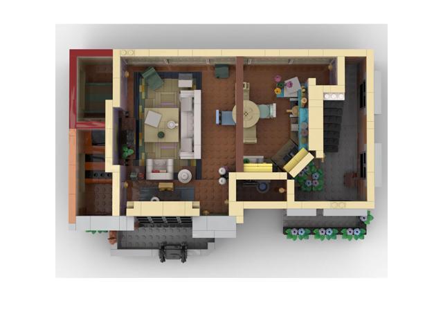 ZITIANYOUBUILD Apartment & Pub Alternate Combination Building Toys Set 4282 Pieces MOC