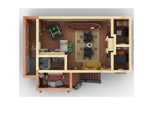 ZITIANYOUBUILD Apartment & Pub Alternate Combination Building Toys Set 4282 Pieces MOC