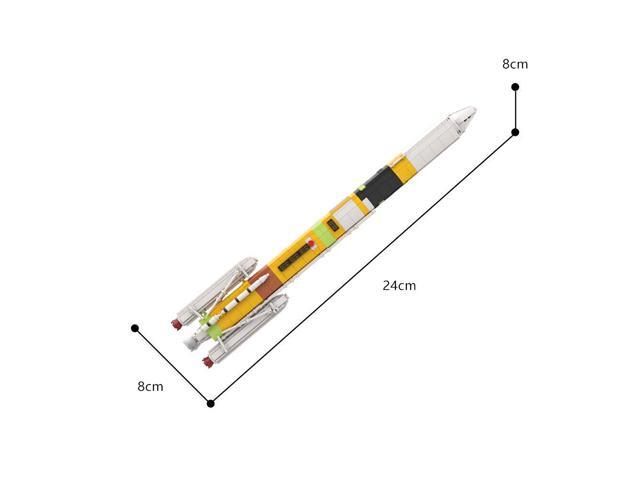 ZITIANYOUBUILD 1:110 H-IIA Japanese Launch Vehicle Model with 2 Boosters 716 Pieces MOC