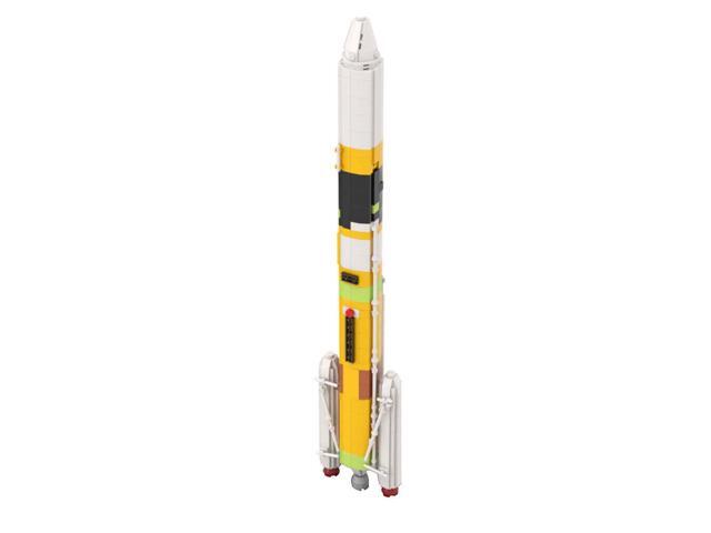 ZITIANYOUBUILD 1:110 H-IIA Japanese Launch Vehicle Model with 2 Boosters 716 Pieces MOC
