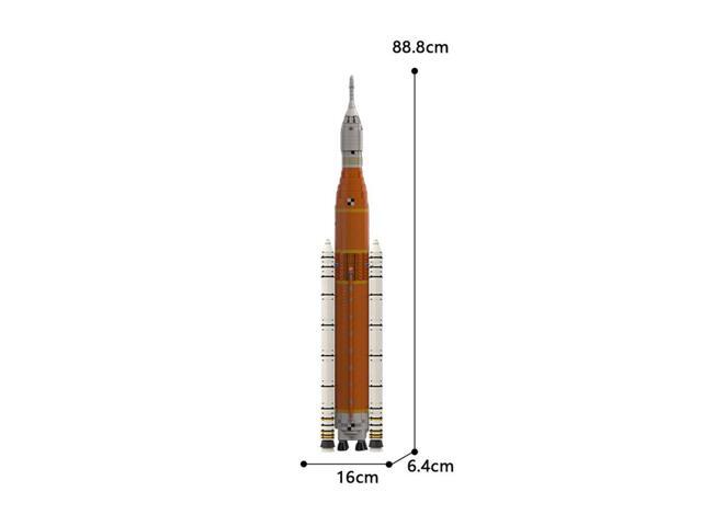 ZITIANYOUBUILD 1:110 Space Launch System Artem SLS Block 1 Rocket 2384 Pieces MOC