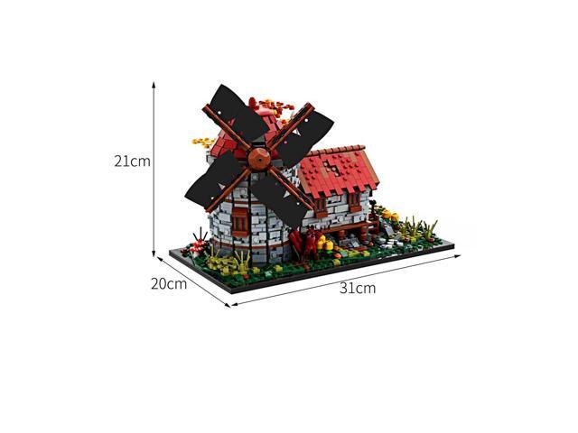 ZITIANYOUBUILD Medieval Windmill Architecture Toys Sets & Packs 1941 Pieces MOC