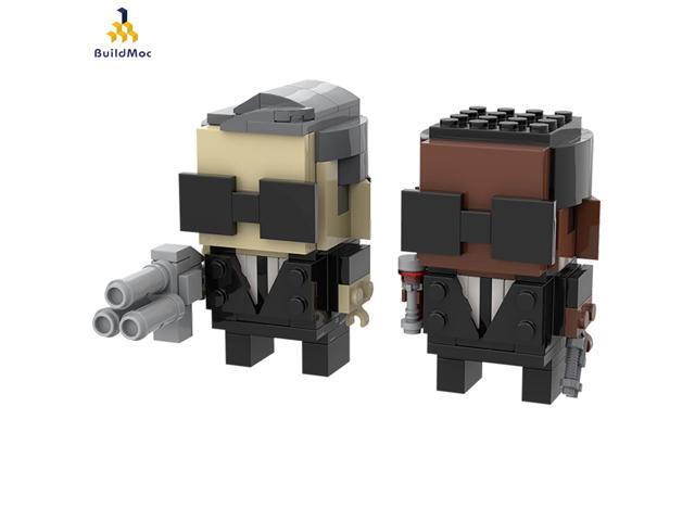 ZITIANYOUBUILD Men Dressed in Black Suits 213 Pieces Building Toys Sets and Packs MOC