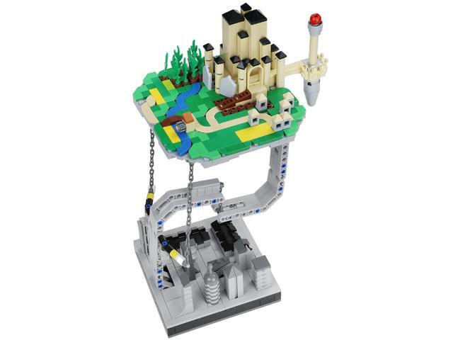 ZITIANYOUBUILD Tension Suspension Floating Magic Fortress Castle 752 Pieces MOC