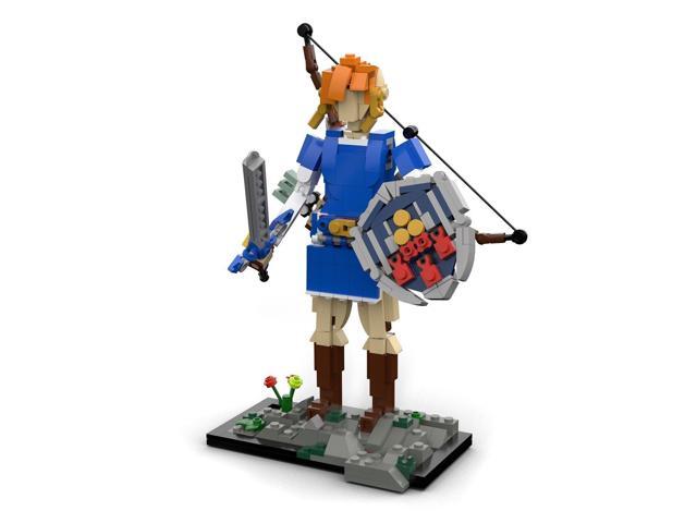 ZITIANYOUBUILD Static Sculpture Link Model from Video Game 490 Pieces Building Toys MOC