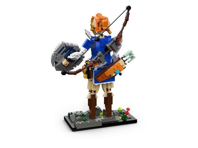 ZITIANYOUBUILD Static Sculpture Link Model from Video Game 490 Pieces Building Toys MOC