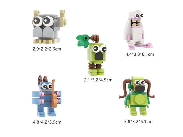 ZITIANYOUBUILD 5-in-1 Little Monsters 168 Pieces from Music Game Gift for Kids MOC