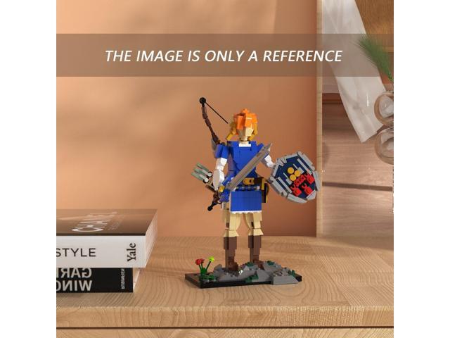 ZITIANYOUBUILD Static Sculpture Link Model from Video Game 490 Pieces Building Toys MOC