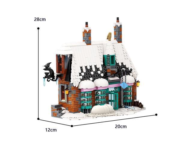 ZITIANYOUBUILD MOC-71237 Hogsmeade HoneyDukes from Harry Potter Village Winter Cabin Model Toys Set 1184 Parts for Christmas 100% Compatible with...