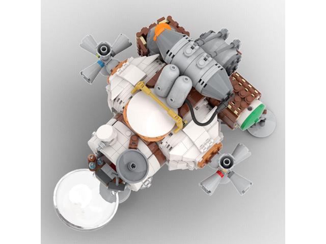 ZITIANYOUBUILD Hearthian Ship Model with Stand and Cockpit 778 Pieces Building Toys MOC