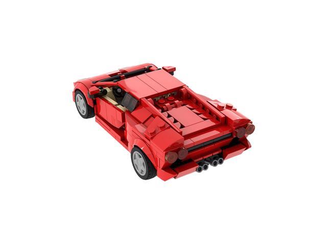 ZITIANYOUBUILD Sports Car Red Version Openable Engine Bay & 2 Seating 383 Pieces MOC