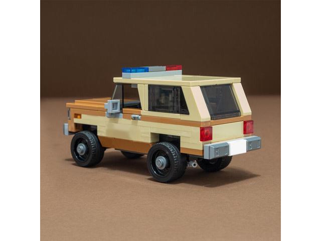 ZITIANYOUBUILD MOC-118520 Stranger Things Jim Hopper's Chevy K5 Blazer Offroad Vehicle SUV Car Model 192 Pieces from 75810 100% Compatible with...