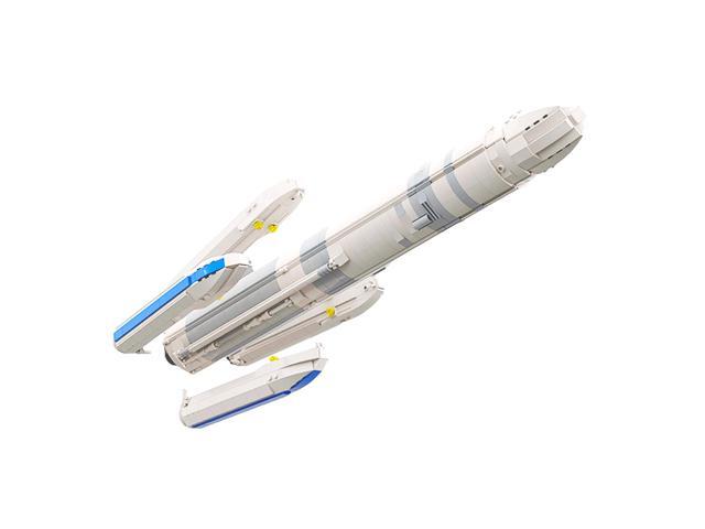 ZITIANYOUBUILD MOC-29196 ESA Arianespace Ariane 6 Launch Vehicle 1 110 Saturn V scale 1341 Pieces for Adults 100% Compatible with LEGO Brand New...