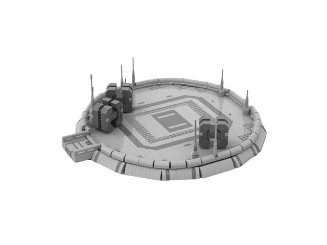 ZITIANYOUBUILD MOC-116074 star wars Kamino Modular Landing Platform Model 1171 Pieces for 75060 Slave 1 & 75021 Republic Gunship 100% Compatible...