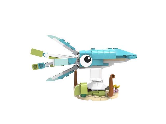 ZITIANYOUBUILD Squid Model with Six Moveable Limbs and a Stand 127 Pieces MOC