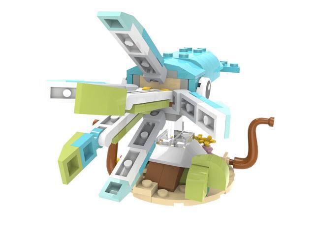 ZITIANYOUBUILD Squid Model with Six Moveable Limbs and a Stand 127 Pieces MOC