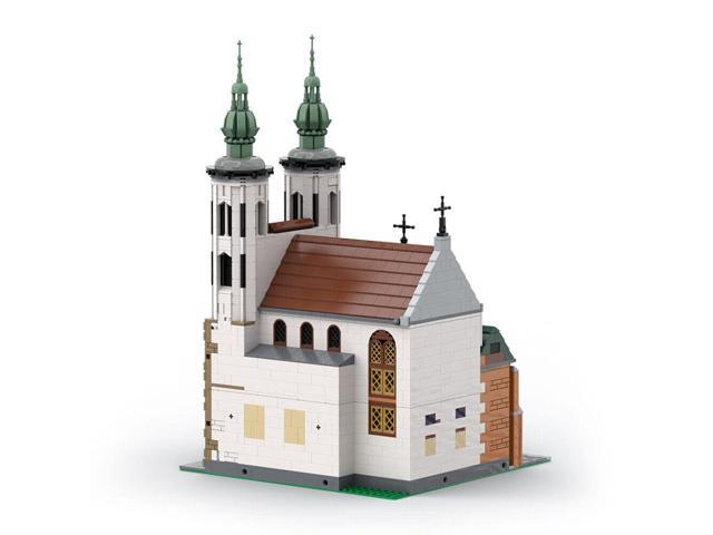 ZITIANYOUBUILD Small Medieval Church Model with Sacristy 3056 Pieces Building Toys MOC