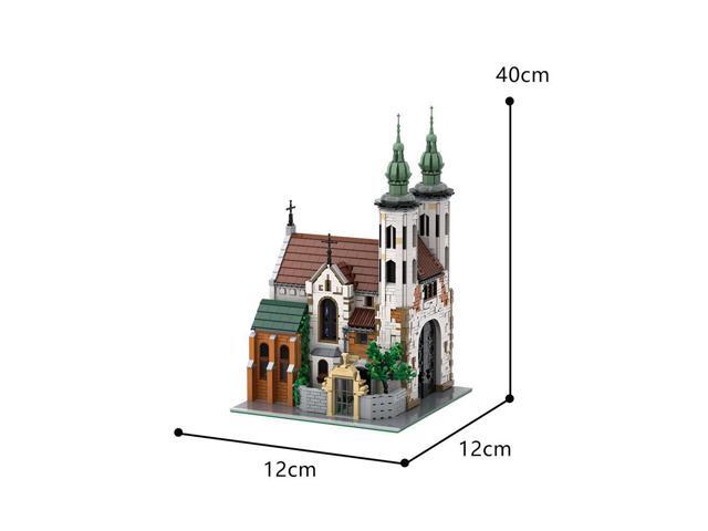 ZITIANYOUBUILD Small Medieval Church Model with Sacristy 3056 Pieces Building Toys MOC