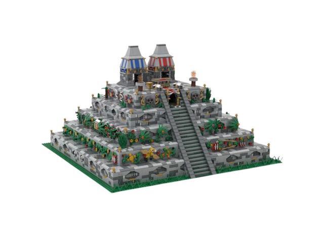ZITIANYOUBUILD Ancient Mesoamerican Architecture w/ Flat Tops & Stairs 8056 Pieces MOC