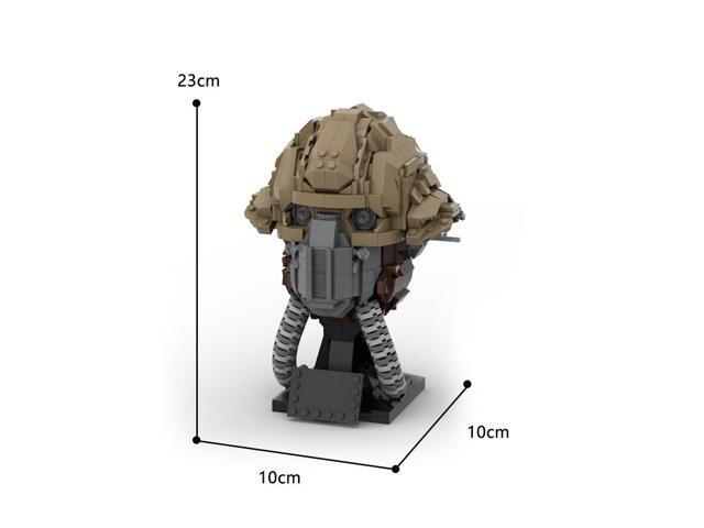 ZITIANYOUBUILD Bust of Pilot / Benthic Helmet Model 776 Pieces from Sci-Fi Movie MOC